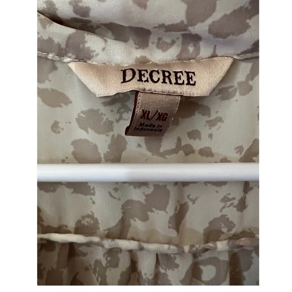 Decree sleeveless, leopard print blouse - Picture 4 of 4